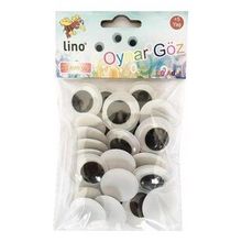 Lino 28 mm Çapında 30 Adet Oynar Göz