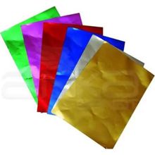 Lino Alüminyum Folyo Çift Taraflı 6 Renk 10'lu 23x33 cm El İşi Kağıdı
