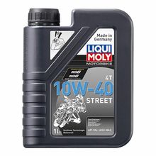 Liqui Moly 10W-40 Street 10W40 4T Sentetik 1 lt Motor Yağı