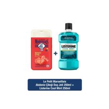 Listerine 250 ml Cool Mint Ağız Bakım Suyu + 250 ml Le Petit Marseillais Akdeniz Çileği Duş Jeli