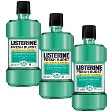 Listerine 3x500 ml Fresh Burst Ferah Nane Ağız Bakım Suyu
