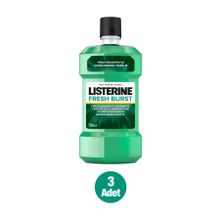 Listerine Fresh Burst Ferah Nane 3x250 ml Ağız Bakım Suyu