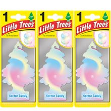 Little Trees 3'lü Pamuk Şeker Oto Kokusu
