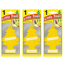 Little Trees 3'lü Vanilya Oto Kokusu