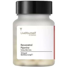 Live Yourself Resveratrol Piperine 30 Kapsül