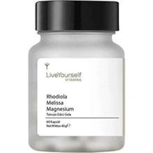 Live Yourself Vitamins Rhodiola Melissa Magnesium 60 Kapsül