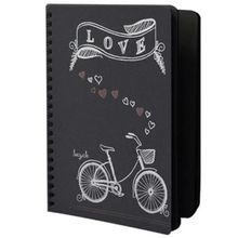 Liz Siyah 14x20 40 Yaprak 120 gr Spiralli Defter