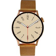 Logia Gt2 20 mm Metal Kordon Çinko Alaşım Kasa Altın Siyah Akıllı Saat
