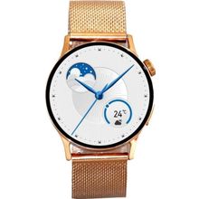 Logia Gt2 20 mm Metal Kordon Çinko Alaşım Kasa Rose Gold Akıllı Saat