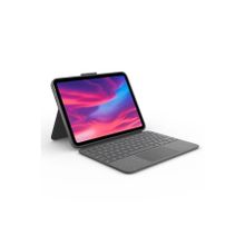 Logitech Combo Touch İpad 10. Nesil Uyumlu Gri Klavyeli Tablet Kılıfı
