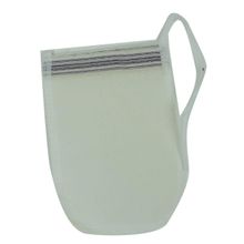 LokmanAvm Beyaz 17x25 cm İpek Sırt ve Vücut Kesesi