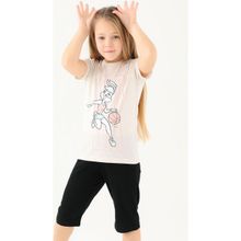 Looney Tunes Kız Çocuk T-Shırt Krem Melanj - 2 - 3 Yaş