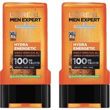 L'Oréal Paris Men Expert Hydra Energetic Taurin İçeren 2'li Duş Jeli