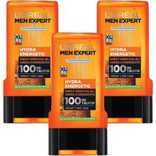 L'Oréal Paris Men Expert Hydra Energetic Taurin Içeren Duş Jeli 3'lü Set
