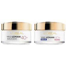 L'Oréal Paris Yaş Uzmanı 40+ Kırışıklık Karşıtı Sıkılaştırıcı Krem Yaş Uzmanı 40+ Kırışıklık Karşıtı Sıkılaştırıcı Gece Kremi Cilt Bakım Seti