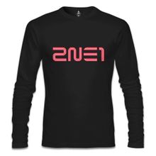 Lord T-Shirt 2NE1 Logo Erkek Siyah Sweatshirt