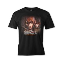 Lord T-Shirt Attack On Titan Siyah Erkek T-shirt