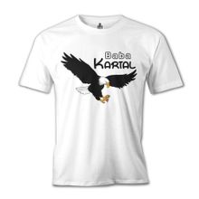 Lord T-Shirt Baba Kartal Beyaz Erkek T-shirt