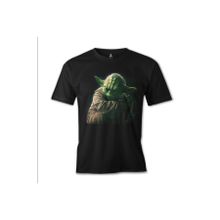 Lord T-Shirt ES-1015 Siyah Star Wars Yoda 3 Erkek T-shirt
