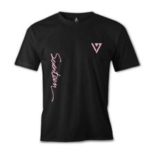 Lord T-Shirt ES-1168 Siyah Seventeen Logo Erkek T-shirt