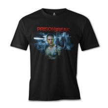 Lord T-Shirt ES-1178 Siyah Prison Break Night Erkek T-shirt
