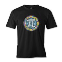 Lord T-Shirt ES-1302 Siyah Matematik Pi 5 Erkek T-shirt