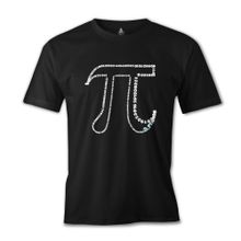 Lord T-Shirt ES-1311 Siyah Matematik Pi 14 Erkek T-shirt