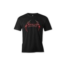 Lord T-Shirt ES-1332 Siyah Metallica All Metal Logo Erkek T-shirt