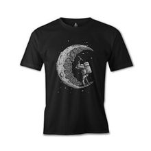 Lord T-Shirt ES-1391 Siyah Space Construction Erkek T-shirt