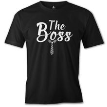 Lord T-Shirt ES-1533 The Boss Siyah Erkek T-Shirt