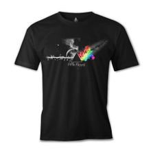Lord T-Shirt ES-351 Siyah Pink Floyd In Clouds Erkek T-shirt