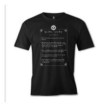 Lord T-Shirt ES-551 Siyah Death Note How To Use It Erkek T-shirt