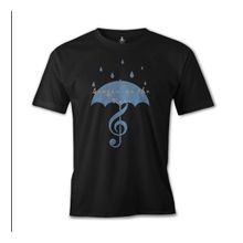 Lord T-Shirt ES-574 Siyah Singin In The Rain 2 Erkek T-shirt