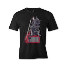 Lord T-Shirt ES-61 Siyah Rocker Dog Erkek T-shirt
