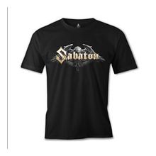 Lord T-Shirt ES-828 Siyah Sabaton Logo Erkek T-shirt