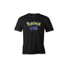 Lord T-Shirt ES-844 Siyah Pokemon Go Logo Erkek T-shirt