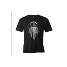 Lord T-Shirt ES-891 Siyah Tyr Vinland Erkek T-shirt