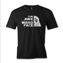 Lord T-Shirt ES-892 Siyah Star Wars Awkwardness Of The Force Erkek T-shirt