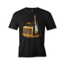 Lord T-Shirt Fender and the Rock 'n Roll Siyah Erkek T-shirt
