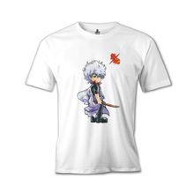 Lord T-Shirt Gintama Gintoki Beyaz Erkek T-shirt