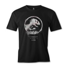 Lord T-Shirt Jurassic Park - Run Siyah Erkek T-shirt