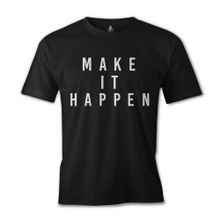 Lord T-Shirt Make it Happen Siyah Erkek T-shirt
