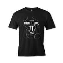 Lord T-Shirt Matematik - Pi 8 Siyah Erkek T-shirt