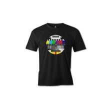 Lord T-Shirt ÖS-254 Siyah Tv No Signal Erkek T-shirt