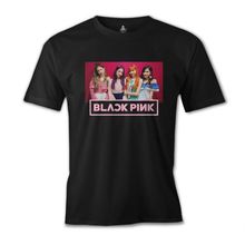 Lord T-Shirt ÖS-489 Black Pink Pink Siyah Erkek T-Shirt