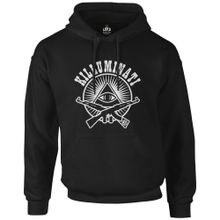 Lord T-shirt PH-1021 Siyah Killuminati Erkek Kapşonlu Sweatshirt