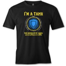 Lord T-Shirt World of Warcraft - The Tank Siyah Erkek T-shirt