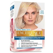 Loreal Excellence Blonde 03 Ultra Açık Küllü Sarı Saç Boyası