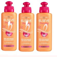 Loreal Paris Elseve Dream Long Bye-Bye 3x200 ml Makas Saç Bakım Kremi