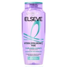 Loreal Paris Elseve Hydra Hyaluronic Pure Salisilik Asit İçeren Yağlanma Karşıtı Arındırıcı 300 ML Şampuan